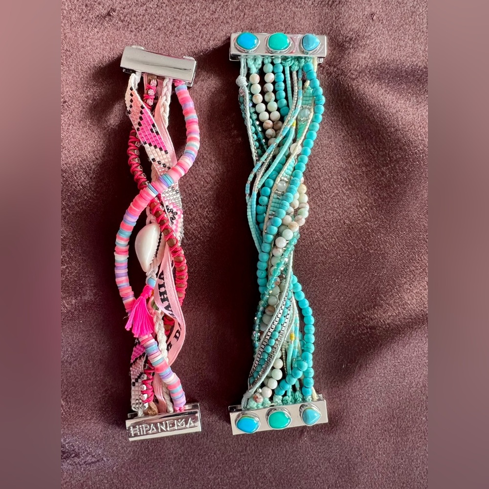 Hipanema beaded bracelets with magnetic closure
